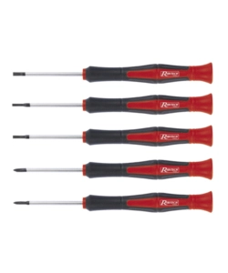 SET DI 5 CACCIAVITI DI PRECISIONE CON TESTA MAGNETICA - RIBIMEX