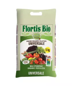 CONCIME BIOLOGICO PELLETTATO UNIVERSALE FLORTIS 5 KG