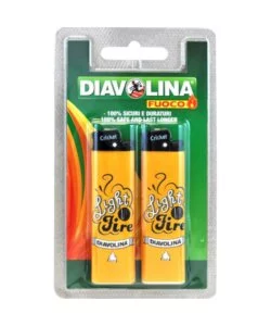 SET 2 ACCENDINI DIAVOLINA "MAXI" GRAFICHE ASSORTITE