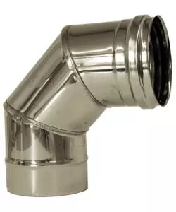 TUBO CURVA 90°, D 80 MM