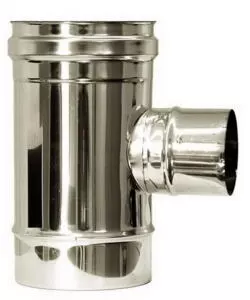 TUBO RACCORDO A TEE 100 RIDUZONE 80