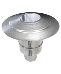 TUBO CAPPELLO CINESE ANTIVENTO INOX, D 100 MM