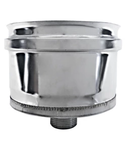 TAPPO RACCOGLI CONDENSA PARETE DOPPIA INOX, DN 80/130