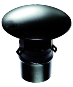 TUBO NERO SMALTATO CAPPELLO CINESE FEMMINA DN 80