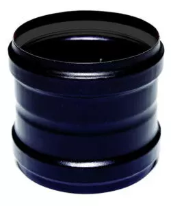 TUBO NERO SMALTATO TRONCHETTO FEMMINA/FEMMINA DN 80