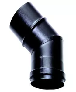TUBO CURVA 45° DN 100 NERO SMALTATO
