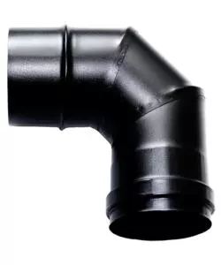 TUBO CURVA 90° DN 100 NERO SMALTATO