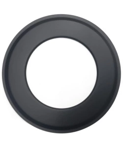 TUBO ROSONE LEGNA NERO SMALTATO, 150 MM