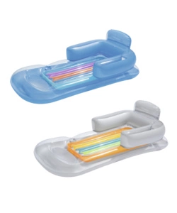 POLTRONA GONFIABILE CON SCHIENALE E PORTA BICCHIERE PER PISCINA BESTWAY 164X84 CM - COD. 43028