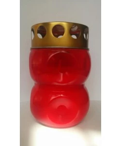 LUMINO LANTERNA TIROLESE ROSSO