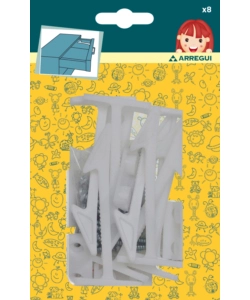 BLOCCA CASSETTI DALL'INTERNO - 8 PZ.