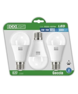 SET DI TRE LAMPADINE LED - GOCCIA