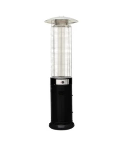 FUNGO RISCALDANTE DA ESTERNO A GAS GPL QLIMA "PATIO HEATER" NERO 11.000 W