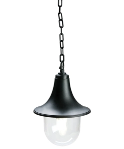 LAMPADA A SOSPENSIONE "ZOE" NERA, E27
