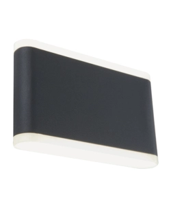 APPLIQUE LED "WAVE" GRIGIA 14W, BIANCO NATURALE