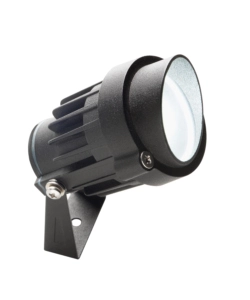 FARETTO LED "FOX" NERO 6W, BIANCO NATURALE