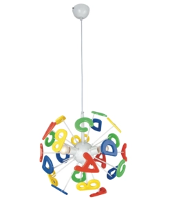 LAMPADA A SOSPENSIONE "LETTERINE", Ø41 CM