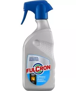 DETERGENTE VETRI PER CAMINETTI E STUFE "FULCRON CASA", FORMATO 500 ML