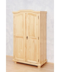 ARMADIO 2 ANTE IN PINO MASSELLO, 104x56x180H CM
