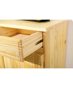 BUFFET 2 ANTE+ 2 CASSETTI IN PINO MASSELLO, 88X87X43 CM
