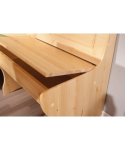 SET GIROPANCA CON CONTENITORE IN PINO MASSELLO, 124/164X49X86 CM