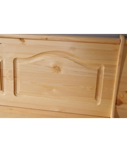 SET GIROPANCA CON CONTENITORE IN PINO MASSELLO, 124/164X49X86 CM