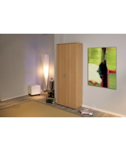 ARMADIO 2 ANTE FAGGIO, 70x34x189H CM