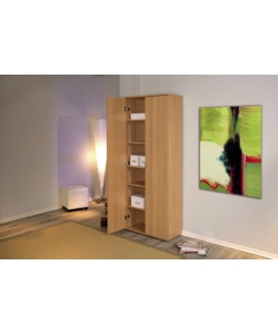 ARMADIO 2 ANTE FAGGIO, 70x34x189H CM