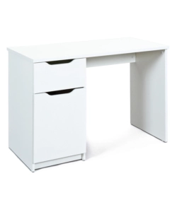 SCRIVANIA CON 1 ANTA E 1 CASSETTO, 115X55X76 CM