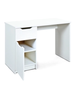 SCRIVANIA CON 1 ANTA E 1 CASSETTO, 115X55X76 CM