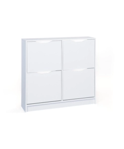 SCARPIERA 4 VANI  - VERNICIATO BIANCO.