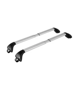 COPPIA BARRE PORTATUTTO SNAP-FIT ALU TELESCOPICHE IN ALLUMINIO - MIS. 2 - 100÷136 CM  N15013