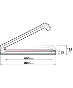 COPPIA PORTASCI PRO-SLIDER EVO ALUMINIUM PS-60  N40000 - NORDRIVE