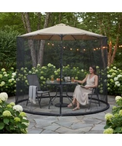 ZANZARIERA PER OMBRELLONE EUROGARDEN CON ZIP 3X3 M