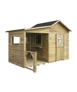 CASETTA DA GIARDINO PER BAMBINI IN LEGNO DOMUS "ELA" 240X125X173 CM