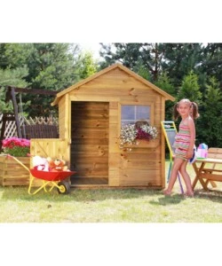CASETTA DA GIARDINO PER BAMBINI IN LEGNO DOMUS "MATEUSZ" 126X112X158 CM
