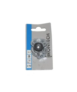 GOLFARE FEMMINA CON FILETTO METRICO, ZINCATI M6 - 2 PZ.