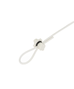 MORSETTO PER CAVI "BLOCK FIX" IN NYLON BIANCO 2 PZ.