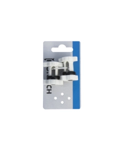 MORSETTO PER CAVI "BLOCK FIX" IN NYLON BIANCO 2 PZ.