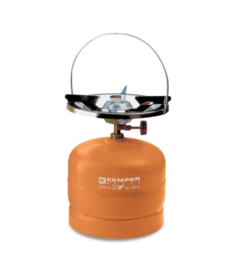 FORNELLO A GAS KEMPER CON 1 FUOCO PER BOMBOLE DA 2-3-5 KG