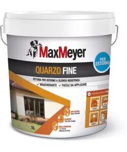 PITTURA PER ESTERNI MAX MEYER "QUARZO FINE" BIANCO 14 LT