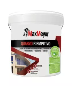 Pittura murale antialga Max Meyer "Quarzo riempitivo" bianco 4 lt