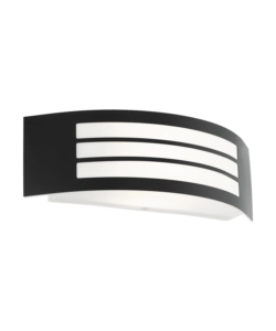 APPLIQUE LED DA ESTERNO EGLO "LEIROS" NERO 25W