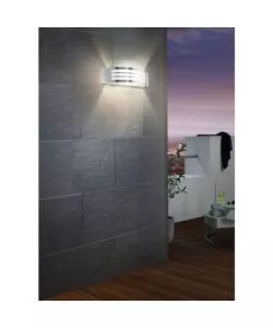 APPLIQUE LED DA ESTERNO EGLO "LEIROS" GRIGIO 25W