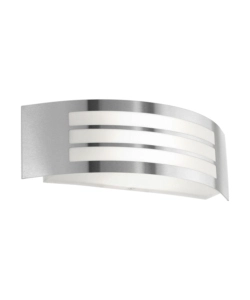 APPLIQUE LED DA ESTERNO EGLO "LEIROS" GRIGIO 25W