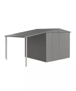TETTOIA PER CASETTA EUROPA MISURE 4 - 5 ARGENTO METALLIZZATO - BIOHORT. 42029