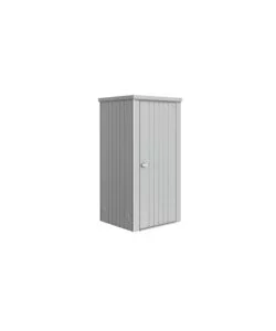 ARMADIO PER ATTREZZI BIOHORT "MISURA 90" IN ACCIAIO ZINCATO ARGENTO METALLIZZATO, 93X83X182,5 CM - 34030
