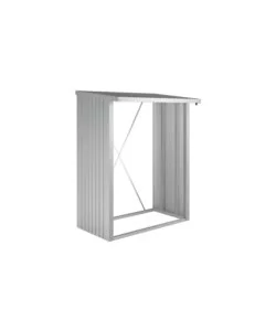 LEGNAIA BIOHORT "WOODSTOCK 150" IN ACCIAIO ZINCATO ARGENTO METALLIZZATO, 157X102X199 CM - 35010