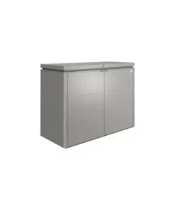 COPRIBIDONE O PORTATTREZZI BIOHORT "HIGHBOARD 160" IN ACCIAIO ZINCATO GRIGIO QUARZO METALLIZZATO - COD. 70015