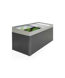 SOPRALZO DELL'AIUOLA RIALZATA 2X1 GRIGIO QUARZO METALLIZZATO - BIOHORT. 68013
